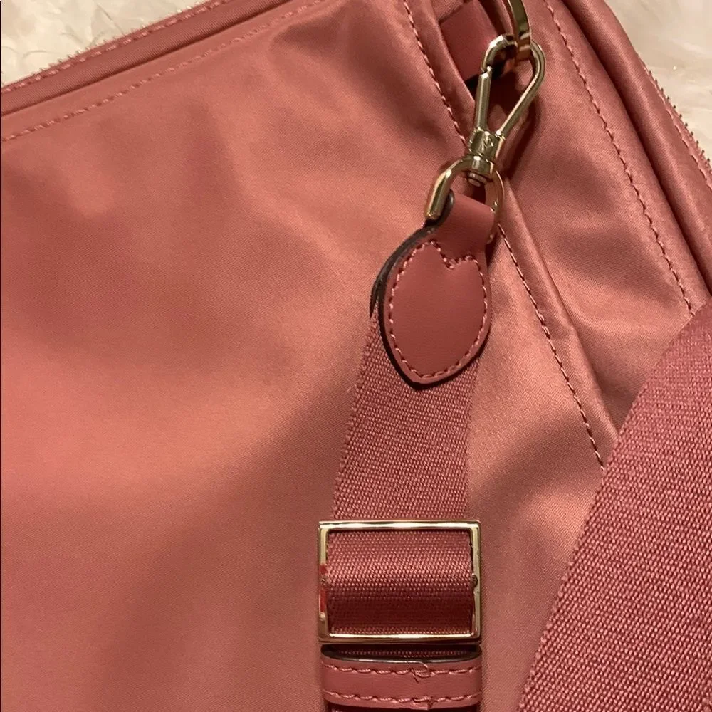 Kate Spade Chelsea color Pomegranate Laptop Bag with Structured Nylon Design
